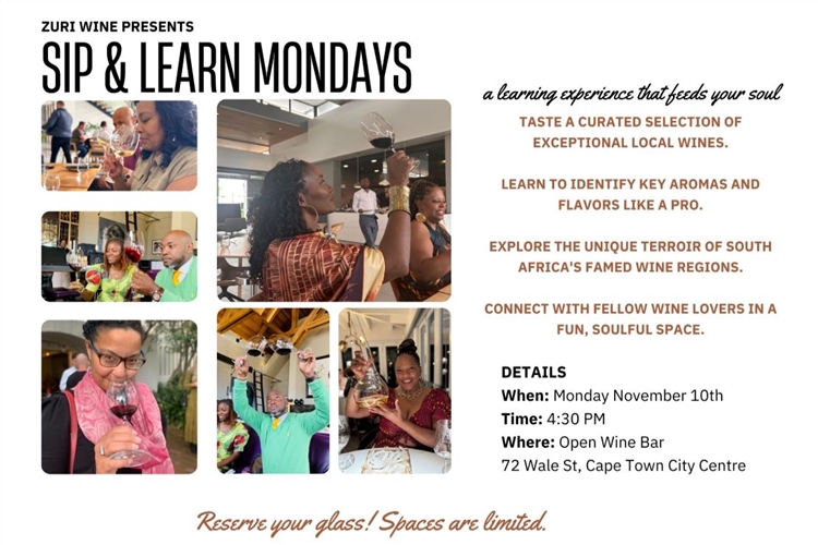 Open Wine Bar Sip and Learn Mondays